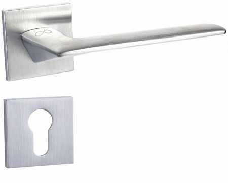 Klamka Giulietta KGUL S M700 chrom mat szyld kwadratowy slim Italian Design