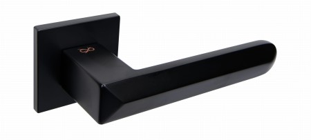 Klamka Bohema KBH B00 rozeta kwadratowa czarna Infinity Line