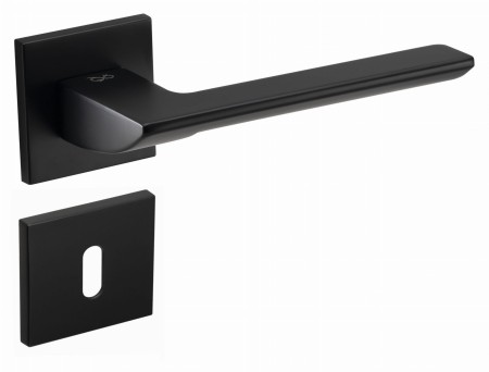 Klamka Astra Fit KSA B00 rozeta kwadratowa czarna Infinity Line