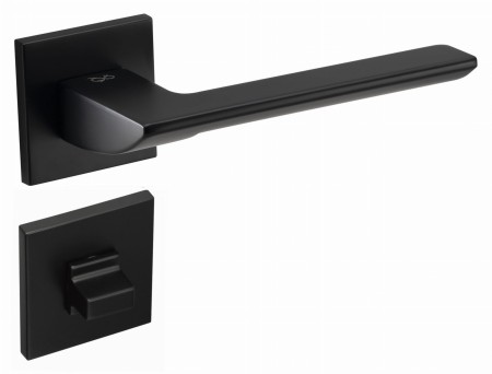 Klamka Astra Fit KSA B00 rozeta kwadratowa czarna Infinity Line