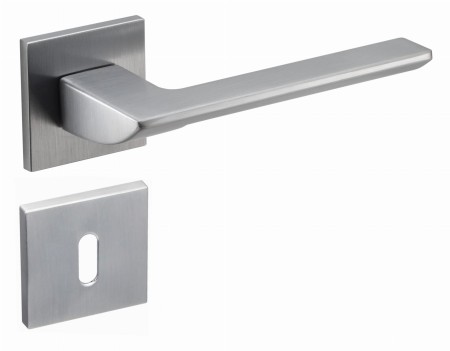 Klamka Astra Fit KSA M700 rozeta kwadratowa chrom - mat  Infinity Line