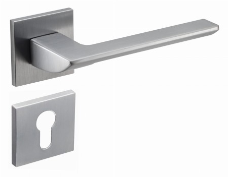 Klamka Astra Fit KSA M700 rozeta kwadratowa chrom - mat  Infinity Line