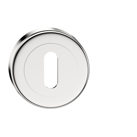 Rozeta okrągła CL na klucz, chrom błyszczący