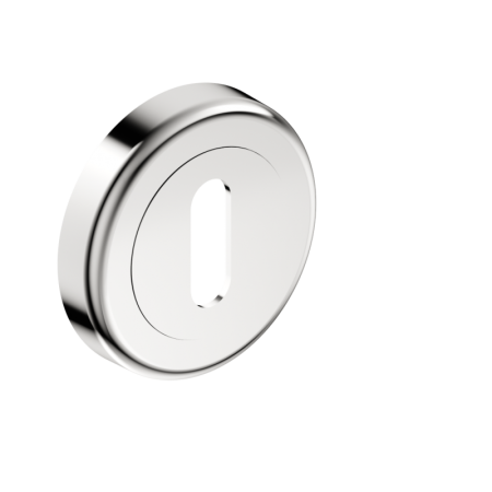 Rozeta okrągła CL na klucz, chrom błyszczący