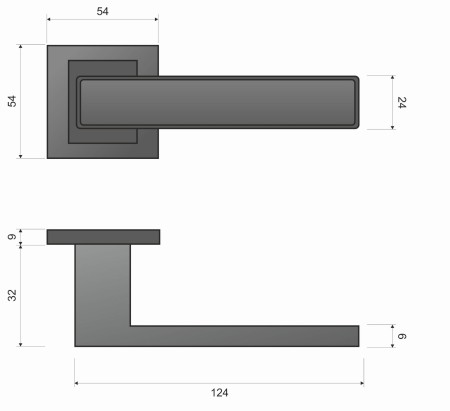 Klamka Concept KCK700/GLAMOUR chrom połysk/kryształ Infinity Line