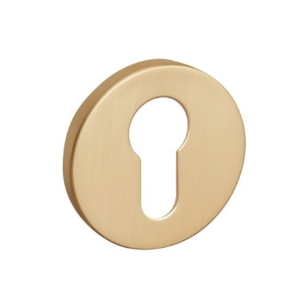 Rozeta okrągła R68F złota satyna wkładka