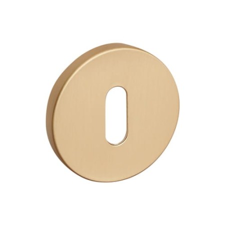 Rozeta okrągła R68F złota satyna klucz