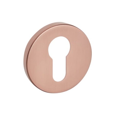 Rozeta okrągła R68F miedź satyna wkładka