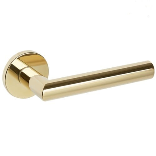 Przejdź do produktu Klamka Vinci Fit rozeta okrągła R68F złoty połysk PVD VDS