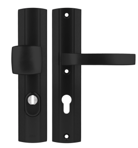 Klamka + gałka Prestige FLEX AXA F8 czarna