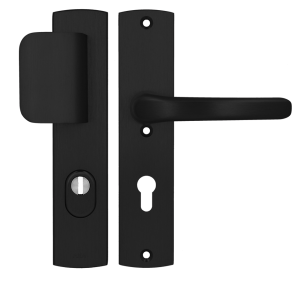 Klamka + pochwyt Jupiter PREMIUM FLEX AXA F8 czarna