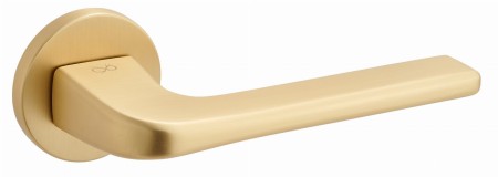 Klamka Solo Fit KSO O MG00 rozeta okrągła złoty - mat Infinity Line