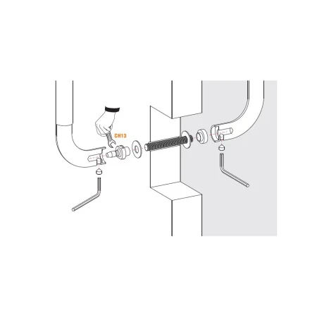 Zestaw mocujący do pochwytu Colombo KIT PA