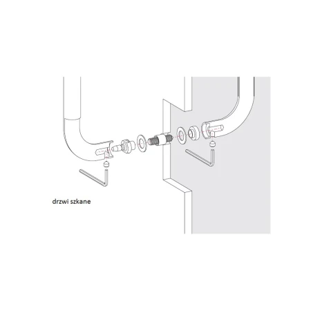 Zestaw mocujący do pochwytu Colombo KIT PA