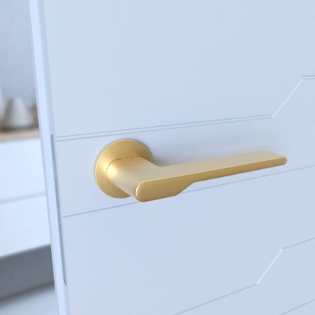 Klamka Toro Fit KTO O MG00 rozeta okrągła złoty - mat Infinity Line