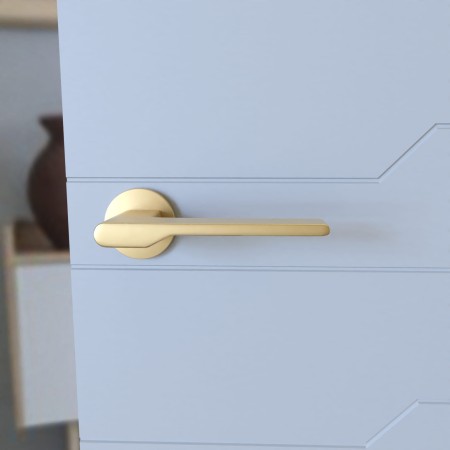 Klamka Toro Fit KTO O MG00 rozeta okrągła złoty - mat Infinity Line