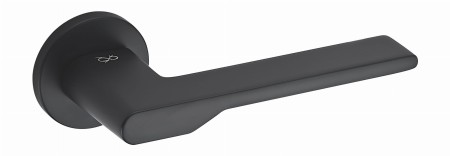 Klamka Toro Fit KTO 0 B00 rozeta okrągła czarna Infinity Line