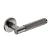 Klamka Time Linear Slim szyld płaski okrągły gunmetal Corona