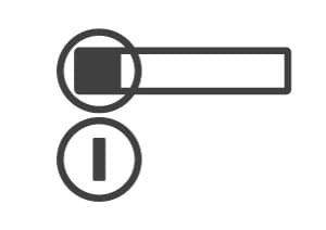Klamka Colombo Tool CR- chrom szyld okrągły