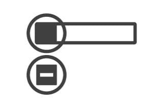 Klamka Colombo Tool CR- chrom szyld okrągły