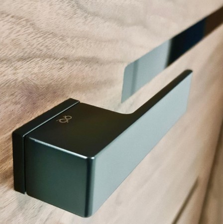 Klamka Polo KPOL B00 szyld RRT czarna Italian Design