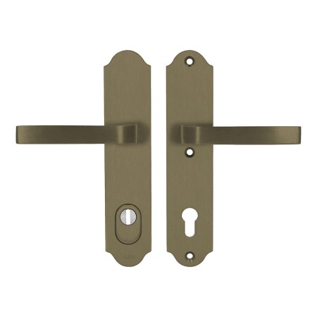 Klamka + klamka Verona Flex AXA F4 stare złoto