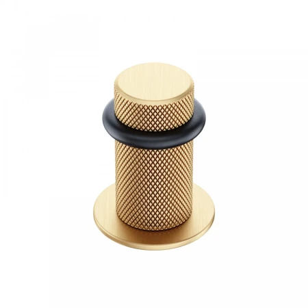 Odbój drzwiowy Time, mosiądz matowy Corona