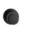Gałka Time Slim szyld płaski okrągły, czarny 1 szt. Corona