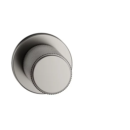 Gałka Time Slim szyld płaski okrągły, gunmetal 1 szt. Corona