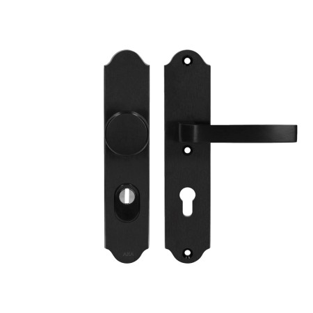 Klamka + gałka Verona Flex AXA F8 czarna