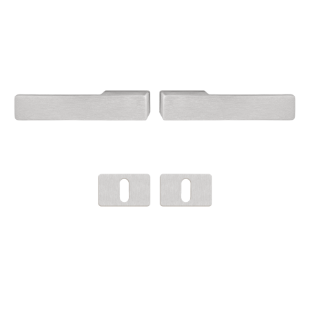 Klamka + klamka Libera AXA drzwi wewnętrzne F6 z rozetą na klucz