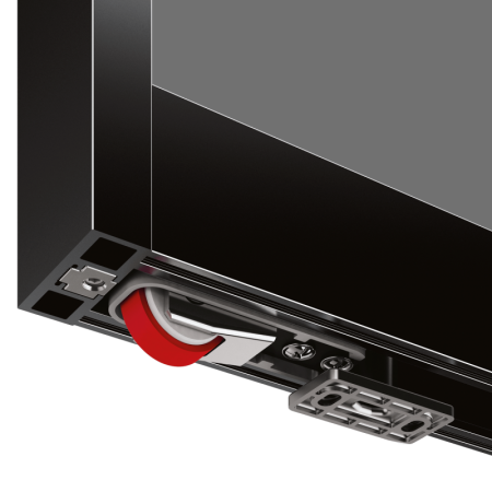 System do drzwi przesuwnych szklanych Magic2 FRAME 1100