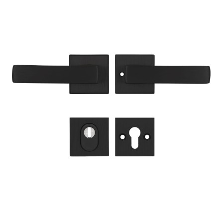 Klamka + klamka MARS CLICK FLEX AXA F8 czarna