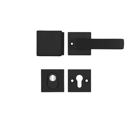 Klamka + gałka MARS CLICK FLEX AXA F8 czarna