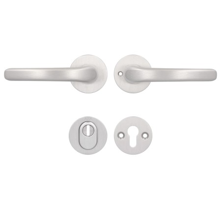 Klamka + klamka DIANA PREMIUM FLEX AXA F6 INX