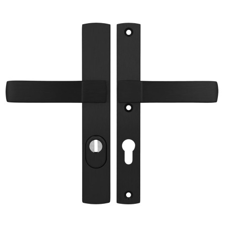 Klamka + klamka SOLID Premium FLEX F8 czarna