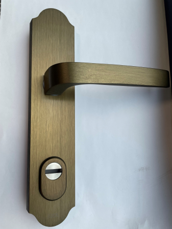 Klamka + klamka Verona Flex AXA F4 stare złoto