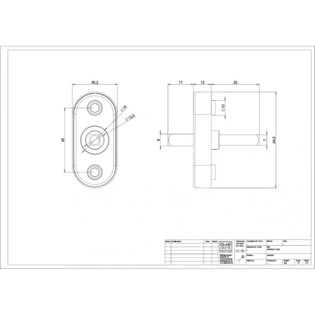 Klamka okienna CRYSTAL stal nierdzewna Griffwerk