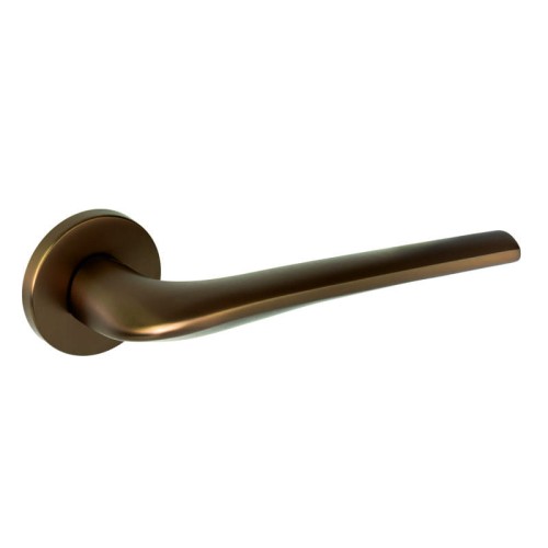 Przejdź do produktu Klamka SORELLA FIT brąz-satyna szyld okrągły VDS