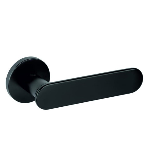 Przejdź do produktu Klamka MAFF FIT czarna szyld okrągły VDS  