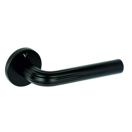 Klamka FRELLA FIT czarna szyld okrągły VDS