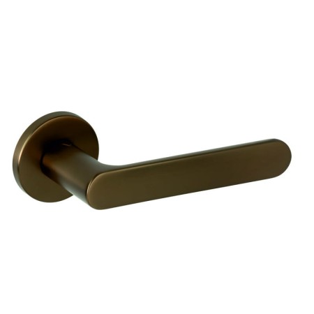 Klamka CREO FIT brąz - satyna szyld okrągły VDS