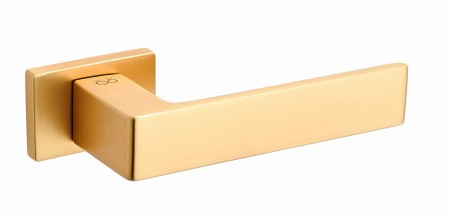 Klamka Apollo RT KART M G00 szyld prostokątny złoty - mat RRT Infinity Line