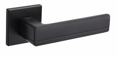 Klamka Platon FIT KPF B00 czarny szyld kwadratowy Infinity Line