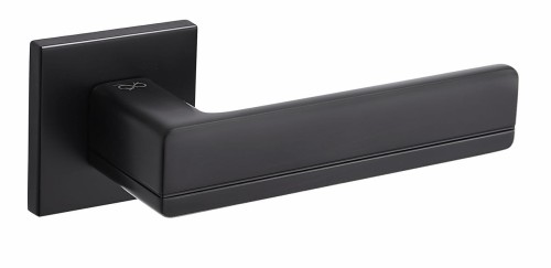 Przejdź do produktu Klamka Platon FIT KPF B00 czarny szyld kwadratowy Infinity Line