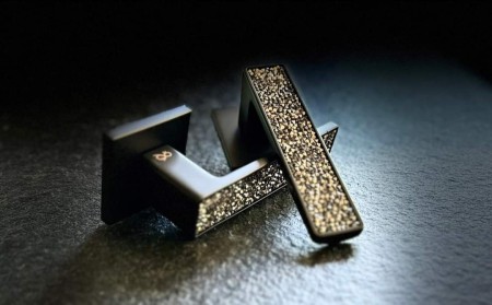 Klamka Concept Fit KCF B00/GLAMOUR rozeta kwadratowa czarna Infinity Line