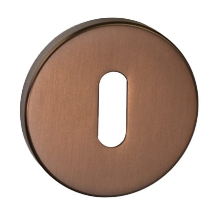 Rozeta okrągła R68F brąz satyna klucz