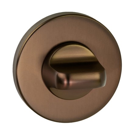 Rozeta okrągła R68F brąz - satyna WC