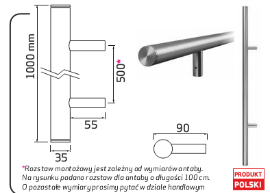 Antaba Montreal-prosta jednostronna drewnowkręty