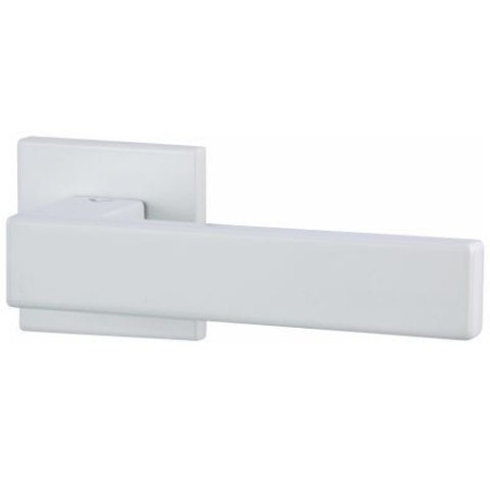 Klamka Warna FIT biała szyld kwadratowy VDS